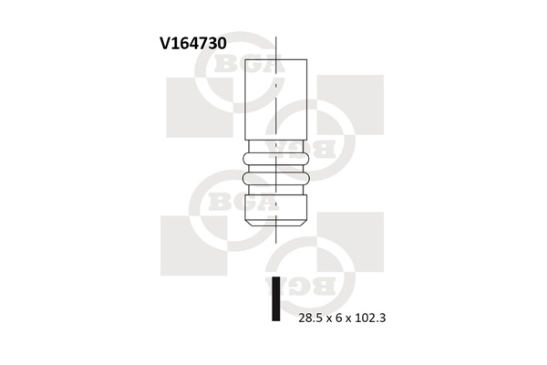 Впускной клапан - V164730 BGA