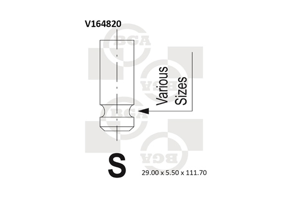 Inlet Valve - V164820 BGA