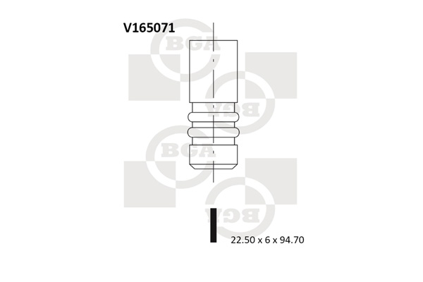 Outlet valve - V165071 BGA