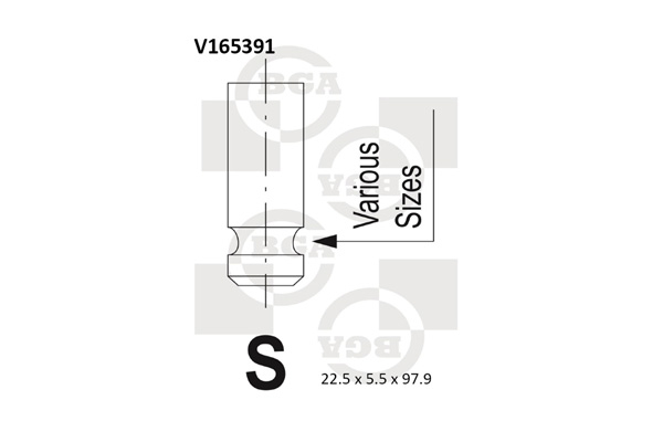 Outlet valve - V165391 BGA