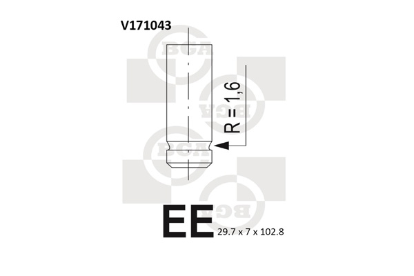 Outlet valve - V171043 BGA