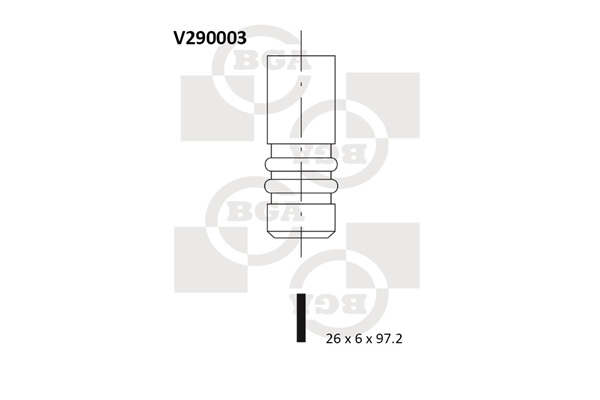 Outlet valve - V290003 BGA