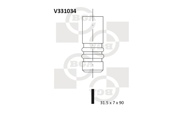 Outlet valve - V331034 BGA