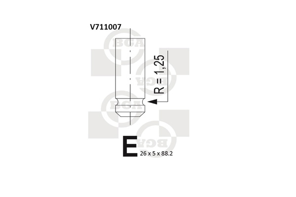 Inlet Valve - V711007 BGA