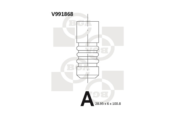 Выпускной клапан - V991868 BGA