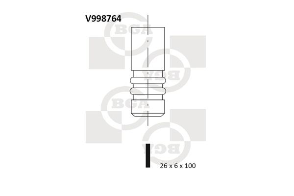 Inlet Valve - V998764 BGA
