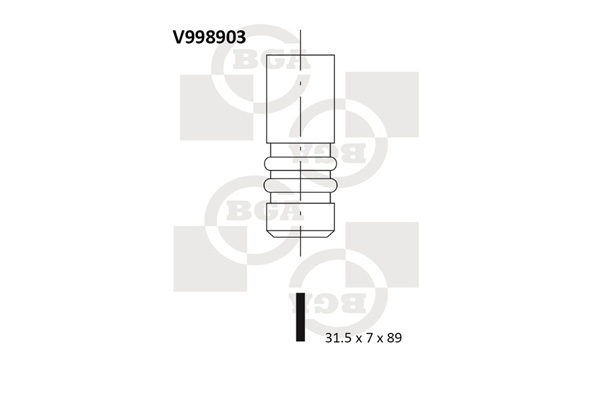 Outlet valve - V998903 BGA