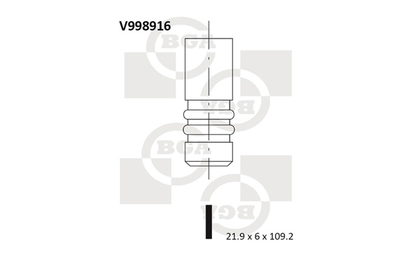 Einlassventil - V998916 BGA