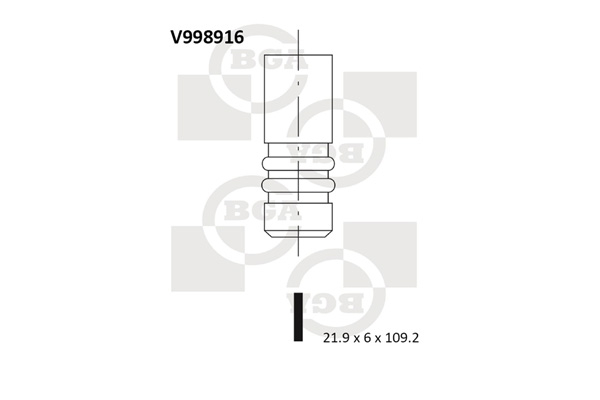 Einlassventil - V998916 BGA