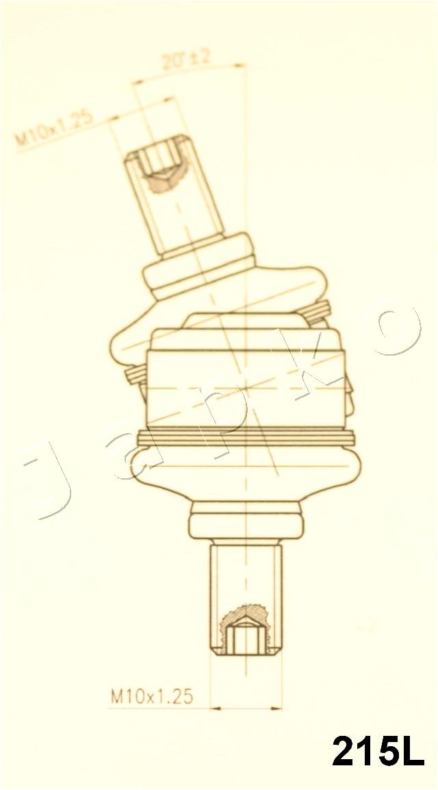 Stabilizzatore, Autotelaio - 106215L JAPKO