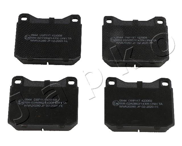 Brake Pad Set, disc brake - 500944 JAPKO
