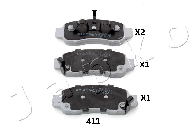 Kit pastiglie freno, Freno a disco - 50411 JAPKO