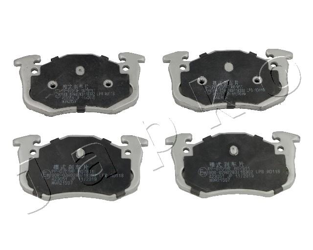 Brake Pad Set, disc brake - 510701 JAPKO