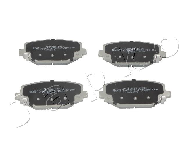 Brake Pad Set, disc brake - 51908 JAPKO