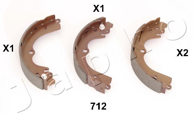 Kit ganasce freno - 55712 JAPKO