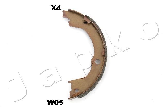 Brake Shoe Set, parking brake - 55W05 JAPKO
