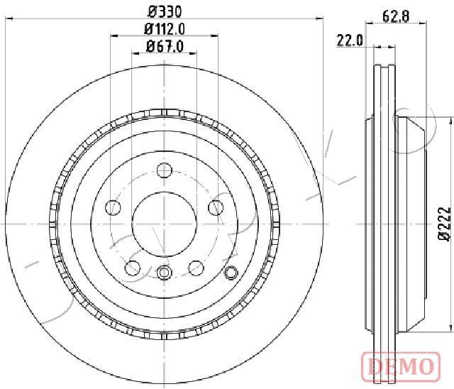 Brake Disc - 610519C JAPKO