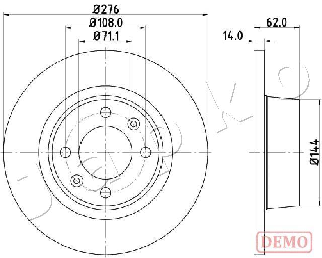 Brake Disc - 610604C JAPKO