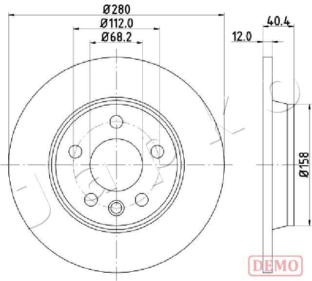 Brake Disc - 610926C JAPKO