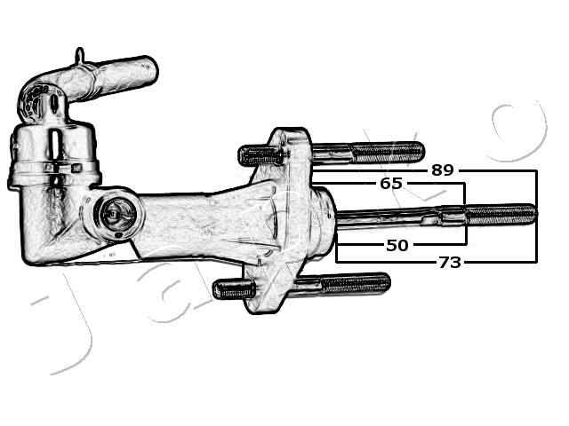 Master Cylinder, clutch - 95K18 JAPKO
