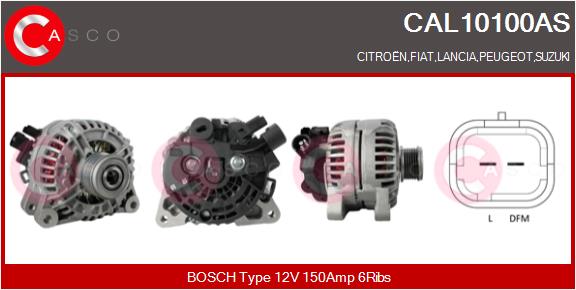 Alternator - CAL10100AS CASCO