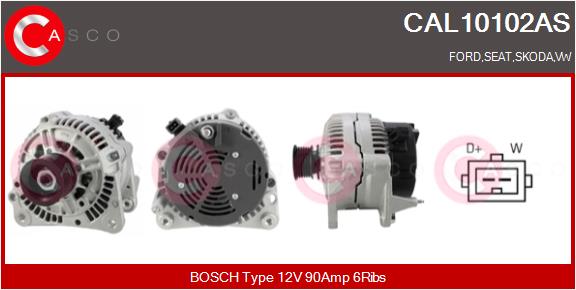 Alternator - CAL10102AS CASCO