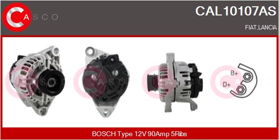 Alternatore - CAL10107AS CASCO