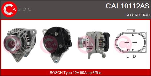 Alternatore - CAL10112AS CASCO