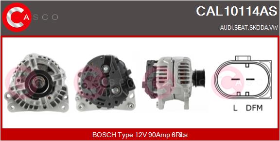 Alternatore - CAL10114AS CASCO