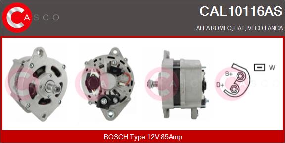 Alternatore - CAL10116AS CASCO