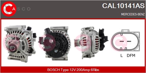 Alternatore - CAL10141AS CASCO