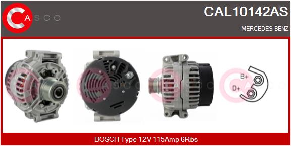 Alternator - CAL10142AS CASCO