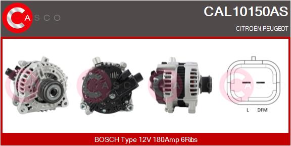 Alternatore - CAL10150AS CASCO