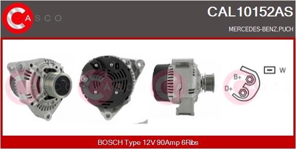 Alternator - CAL10152AS CASCO