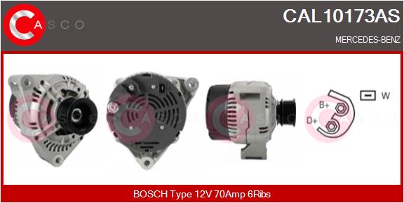 Alternator - CAL10173AS CASCO