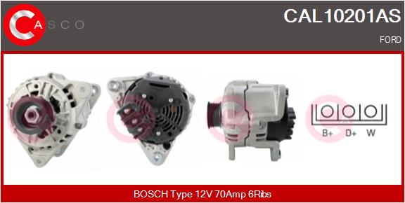 Alternator - CAL10201AS CASCO