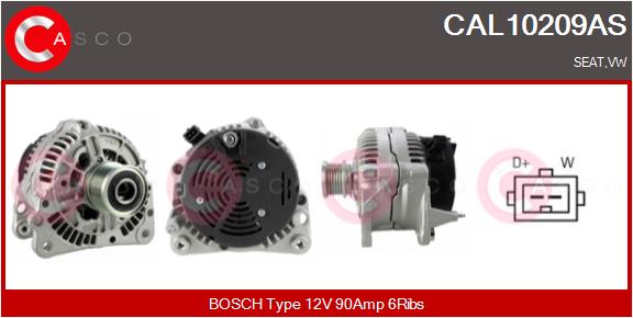 Alternatore - CAL10209AS CASCO