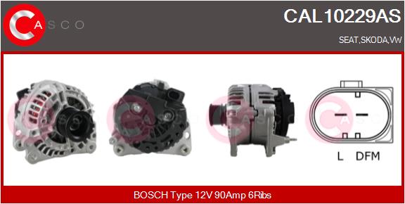 Alternatore - CAL10229AS CASCO