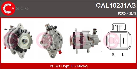 Alternatore - CAL10231AS CASCO