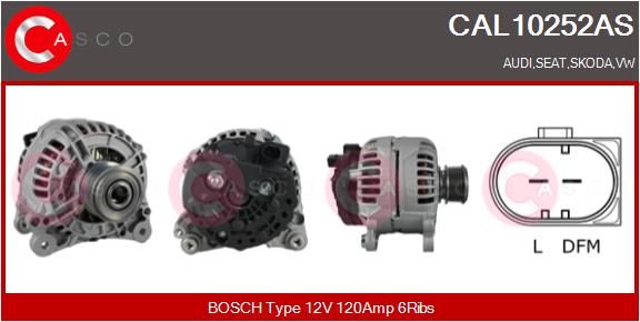 Alternatore - CAL10252AS CASCO