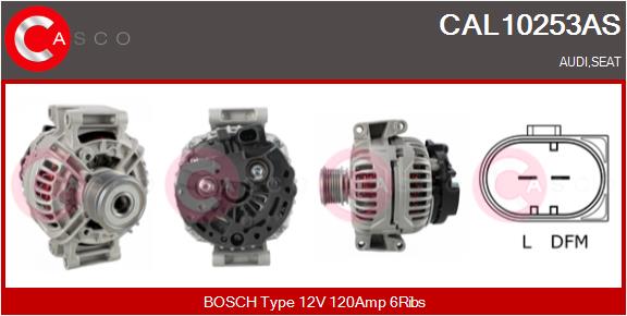 Alternator - CAL10253AS CASCO