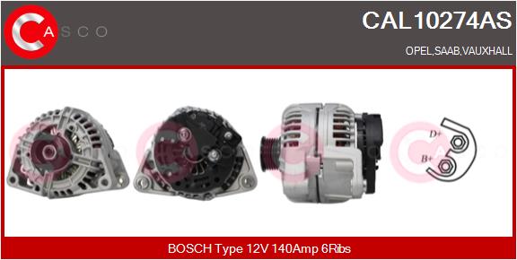 Alternatore - CAL10274AS CASCO