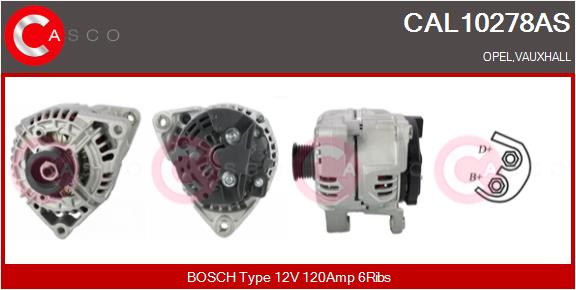Alternatore - CAL10278AS CASCO