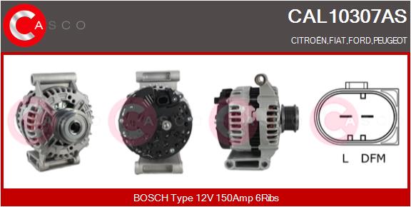 Alternatore - CAL10307AS CASCO