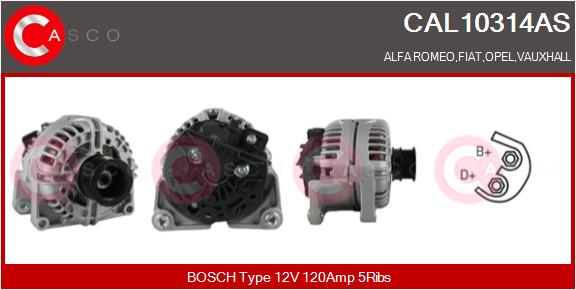 Генератор - CAL10314AS CASCO
