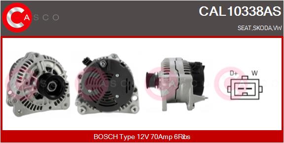 Alternatore - CAL10338AS CASCO