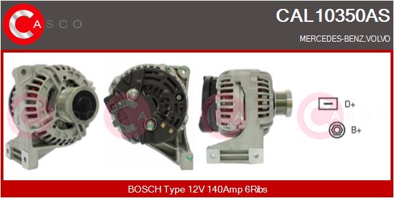 Alternator - CAL10350AS CASCO