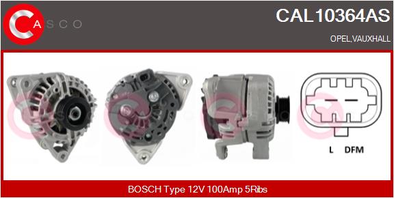Alternatore - CAL10364AS CASCO