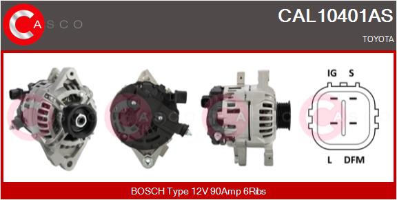 Alternatore - CAL10401AS CASCO