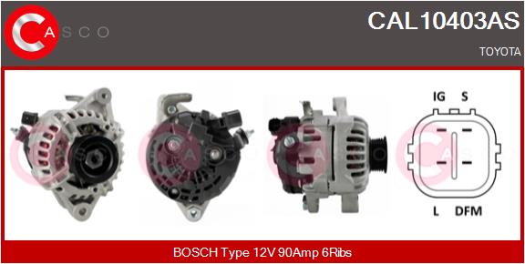 Alternatore - CAL10403AS CASCO